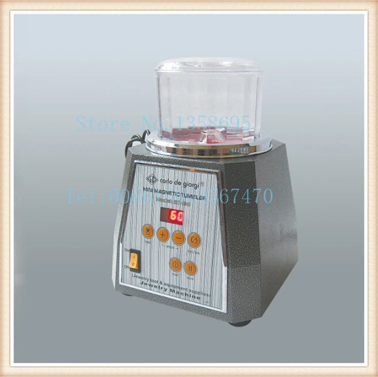 

kt130 Magnetic Tumbler, capacity 1kg ,Mini Magnetic,Jewelry Polisher Finisher Finishing machine,Jewelry Polishing Machine