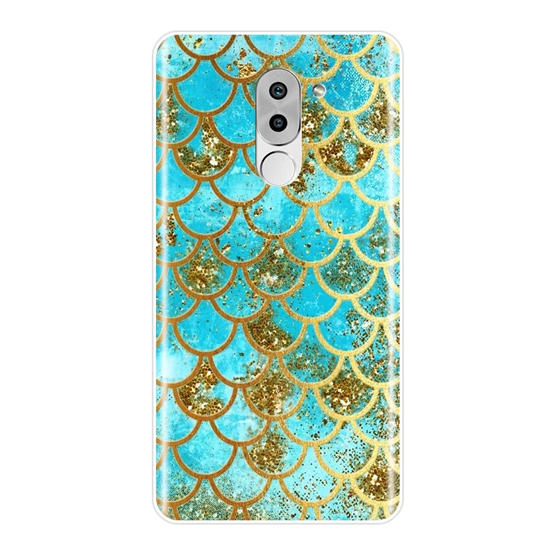 Phone Case Silicone For Huawei Honor 4X 5A 5X 6 6X Fish Scale Luxury Aesthetic Soft Back Cover 4C 5C 6C 6A Pro | Мобильные телефоны