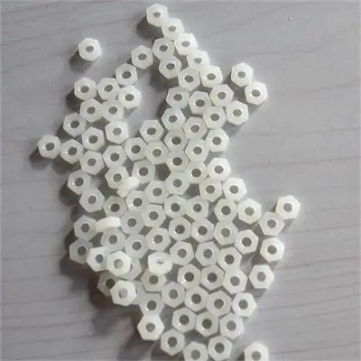100 шт белые нейлоновые гайки шестиугольная стойка прокладка M3 гайка|hexagonal standoff