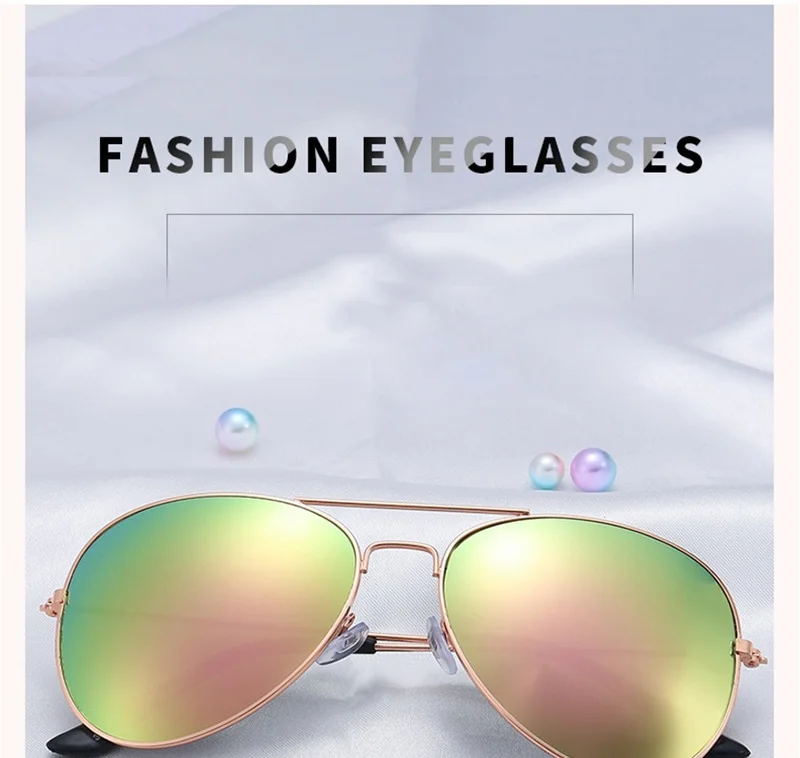 DPZ NEW Glass lenses Gradient women sunglasses men 58mm 3025 Mirror G15 Gafas hot rayeds Brand sun glasses UV400 with case
