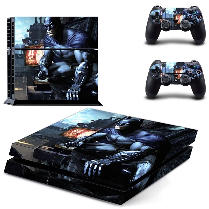 Batman: Arkham City наклейки стикеры на кожу для Playstation 4 PS4 консоли + из 2 предметов