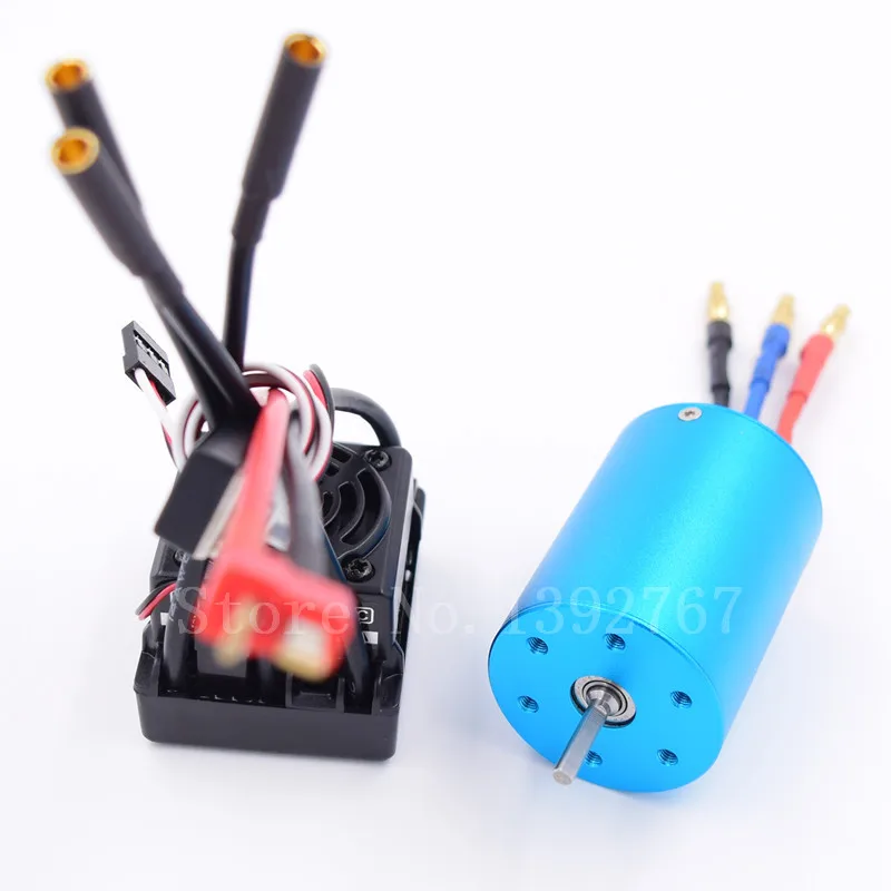 Водонепроницаемый бесщеточный двигатель 50A ESC 37017(03307) 107051 (03302) 3650 для автомобилей