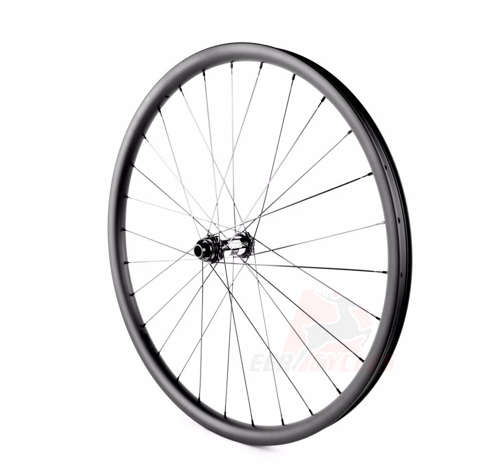 1301g 350S Boost 30 мм Широкие карбоновые MTB XC колеса сквозной оси клинчерная бескамерная