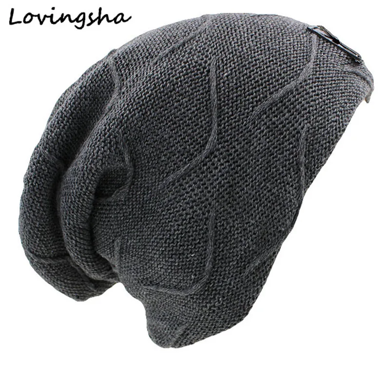 LOVINGSHA Skullies зимняя женская шапка Мужская шапки из искусственного меха теплый