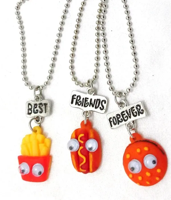 Подвеска лучший друг навсегда цепочка с бусинами Очаровательное ожерелье милое