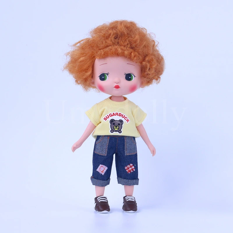 1 шт. ручная работа Holala кукла футболка брюки Outifts для Blyth, средний Blyth, 1/8 BJD, 1/6 BJD, Ixdoll, ob11 аксессуары для одежды