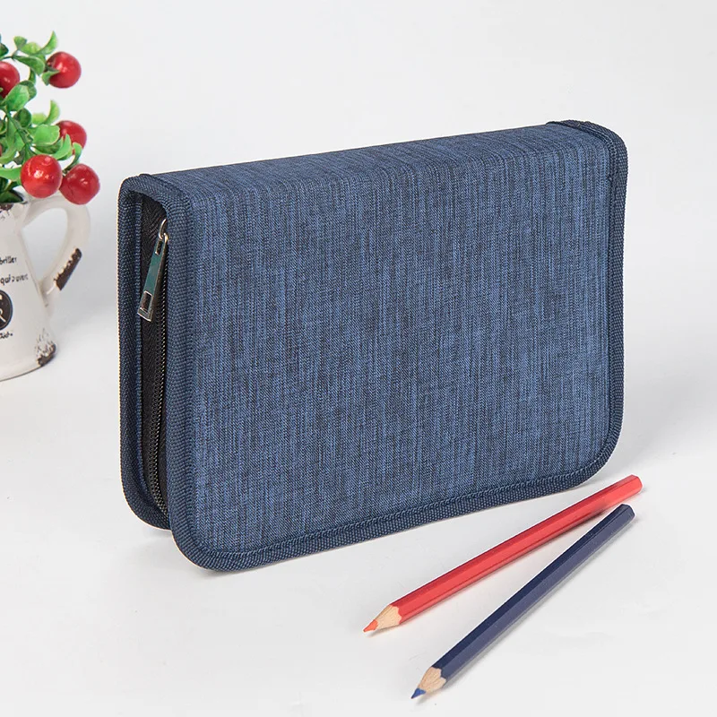 Canvas 39 Holes School Office Supply Art Pencil Cases Girls Boy Student Pen Box Orangizer Storage Bag Case Pouch Stationery Kid |