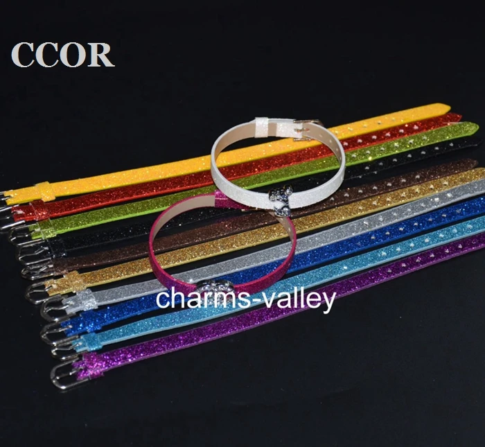 Аксессуары для рукоделия 10 шт. 8 мм слайд амулет блестящий браслет из