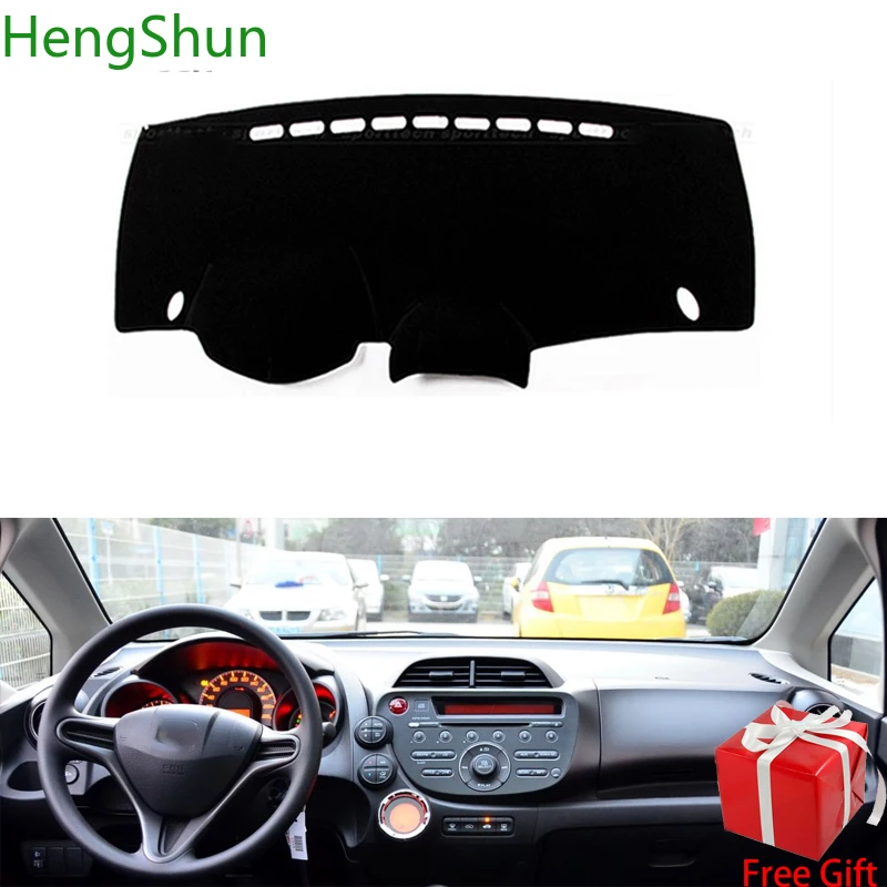 

For Honda fit 2008 2009 20010 2011-2013 Car Styling Dash Mat Dashmat Dashboard Sticker Cover Sun Shade Dash Board Cover Carpet