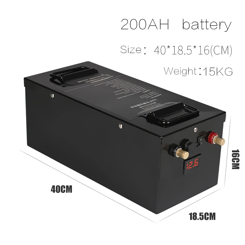 Высокая производительность 12V 200AH 300AH литий-ионная литий-полимерный аккумулятор Батарея для автодомов, лодочных моторов, e-корабль, солнечные панели, источник питания