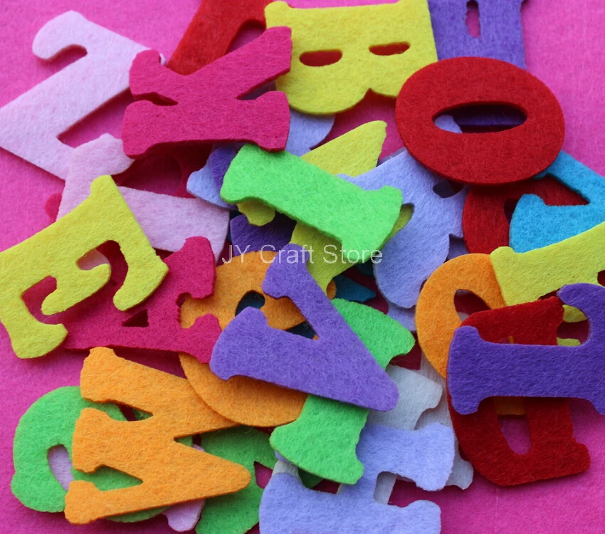 

1000 шт./лот 40 мм, нетканые текстильные буквы алфавита, смешанные развивающие игрушки, аппликация для нашивки «сделай сам», иглы для рукоделия,...