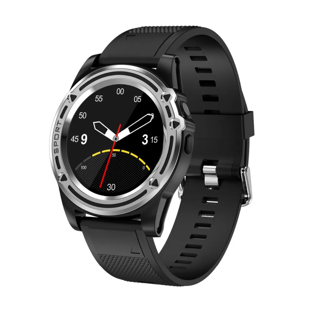 Круглые умные часы с поддержкой sim карты камера шагомером Bluetooth телефон Push