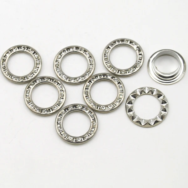 100 компл./лот 4 вида цветов 15 мм круглый металлический корпус из латуни Стразы