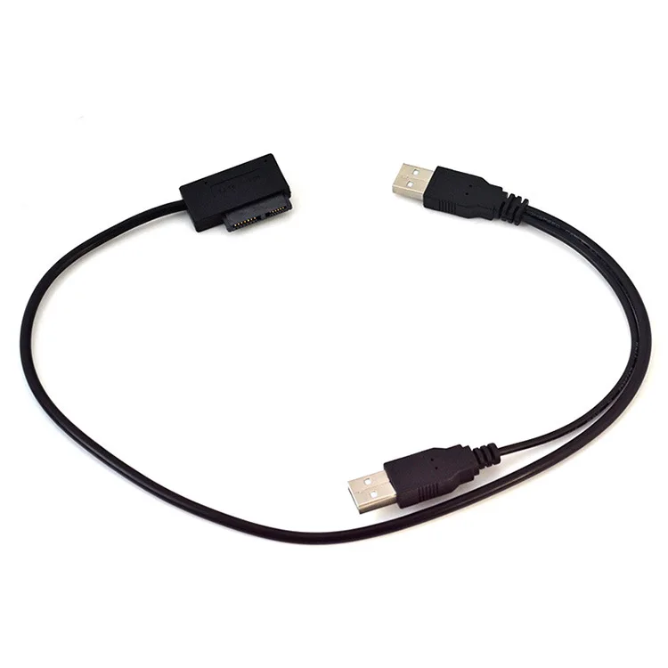 Тетрадь SATA к USB Кабель адаптер 6 P + 7 USB2.0 легко линия привод|Соединители| |