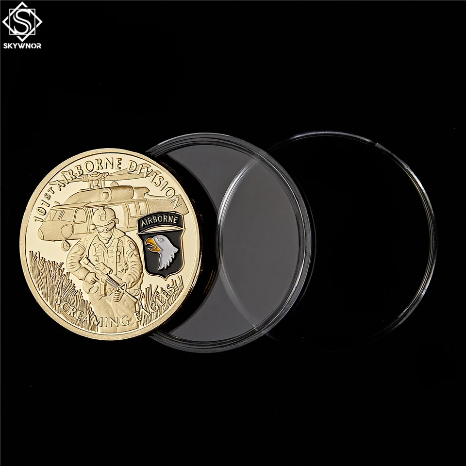 5PCS/Lot USA 101st Airborne Division Screaming Eagles Army Military Commemorative Coin | Дом и сад