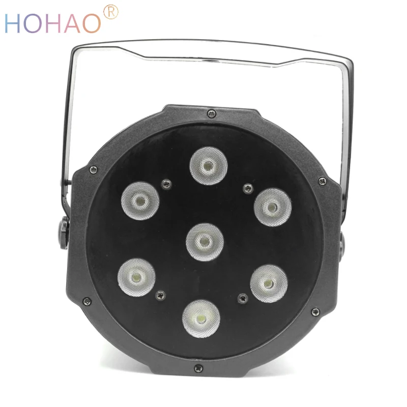 SlimPar Quad 7 шт. X 12 Вт RGBW 4IN1 Led-Телевизор с номинальной может огни мини-DJ этап Par