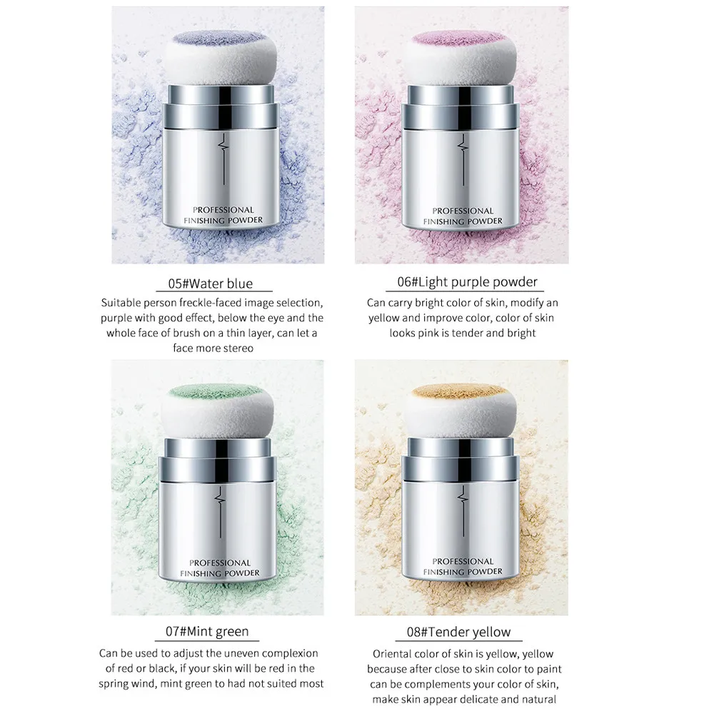 Пудра для макияжа пудра яркий цвет матовый порошок свободная более смешанный тип