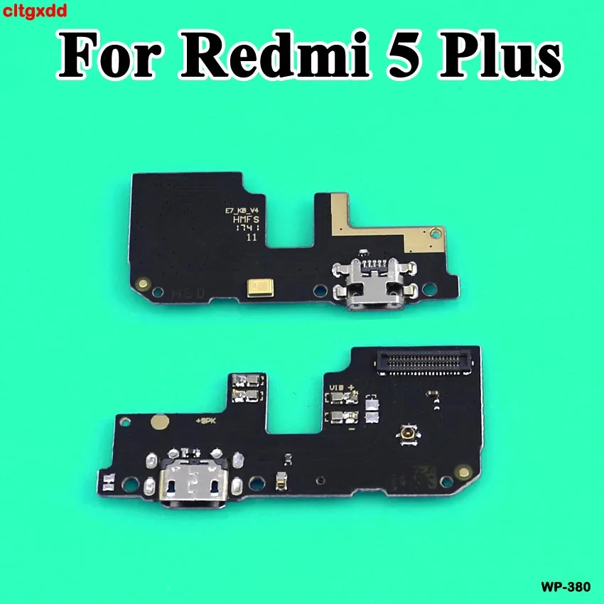 Redmi 5Plus Микрофон модуль+ USB плата с зарядным портом гибкий кабель Разъем для Xiaomi Redmi 1 2 3 3S 4PRO 4A 4X 5A 6A Plus Замена - Цвет: Redmi 5Plus