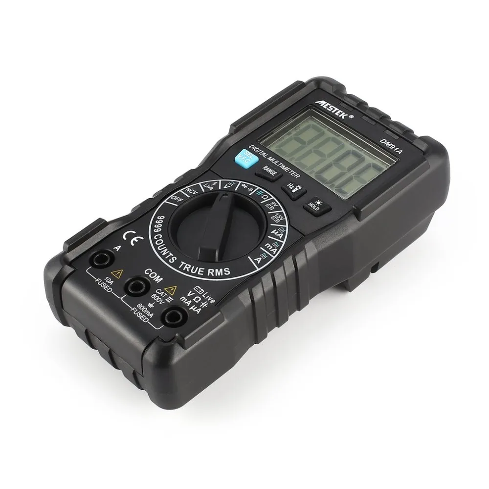MESTEK мини цифровой мультиметр 9999 отсчетов истинный RMS Авто Диапазон AC/DC Вольт