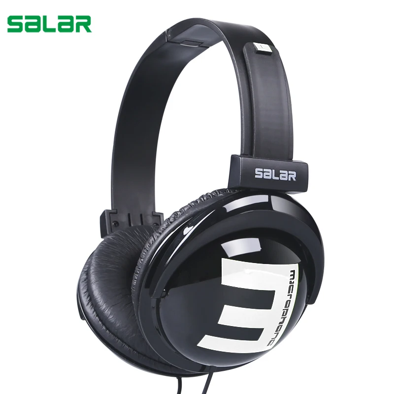 Salar большой е Портативный Over Ear оголовье проводные наушники игровая гарнитура