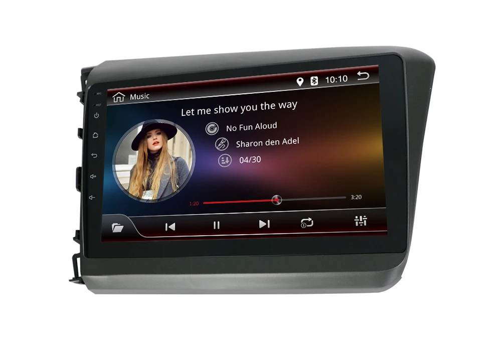 Автомобильный мультимедийный плеер Android 9,0 Подходит для Honda civic 2012- 2din автомобильный Радио gps навигация Bluetooth OBD DAB 4G Wifi SWC карта