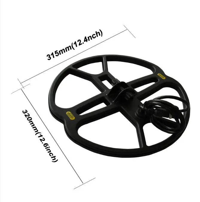 12inch coil Профессиональный металлоискатель TX-850 подземный сканер искатель золотоискатель Охотник за сокровищами Pinpointer ЖК-дисплей - Цвет: 12inch coil