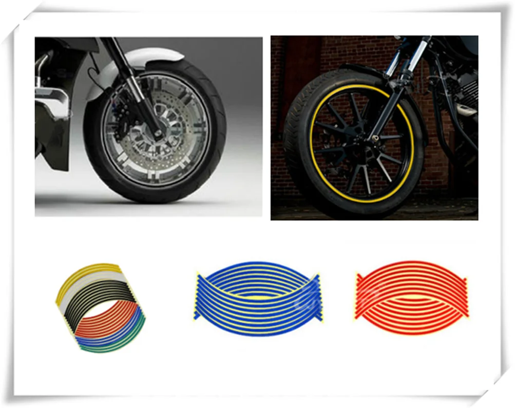 Универсальные светоотражающие наклейки для колес мотоциклов HONDA XR230 MOTARD XR250 CRM250R