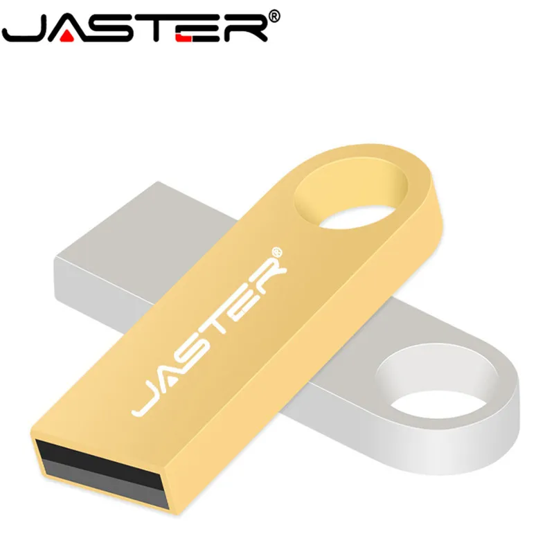 Металлический Usb флеш накопитель JASTER 64 Гб USB флешка водонепроницаемый 32 ГБ 16 8 4