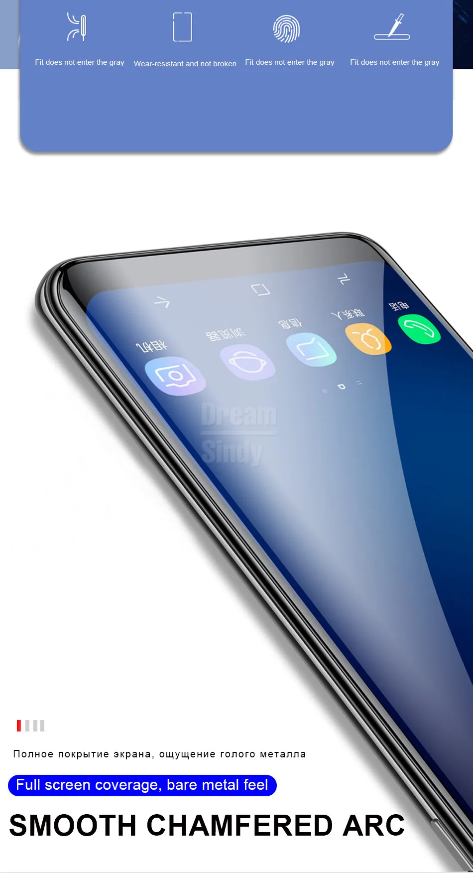 Защитная пленка для экрана с УФ-клеем для samsung Galaxy S8, S9, S10 Plus, S10e, закаленное стекло, Note 8, 9, защитное стекло+ инструмент