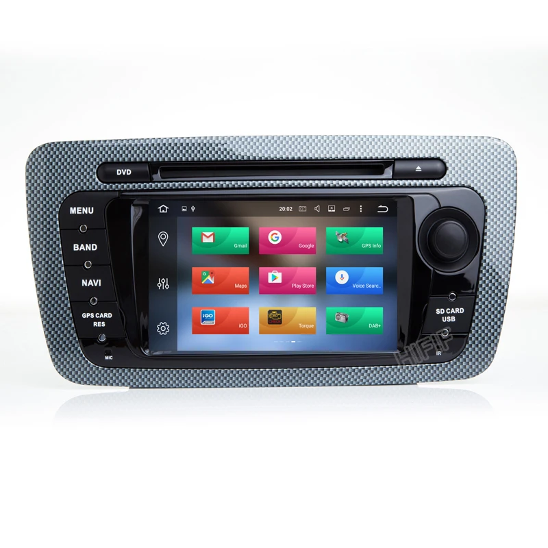 Автомобильный DVD мультимедийный плеер IPS DSP 2 Din Android 10 для Seat Ibiza 2009-2013 GPS-навигация