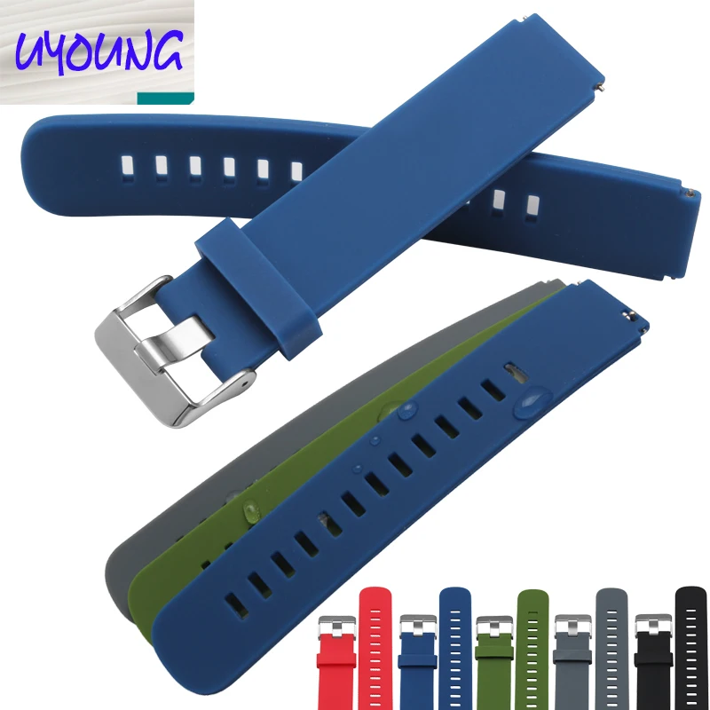Силиконовый ремешок watch band smart спорта на открытом воздухе резина мягкая и прочная