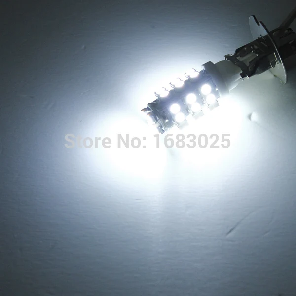 Лучшая цена Белый H3 28 светодиодный 3528 SMD машина автомобиль свет Главная фара Туман Глава автоматическая лампочка DC12V