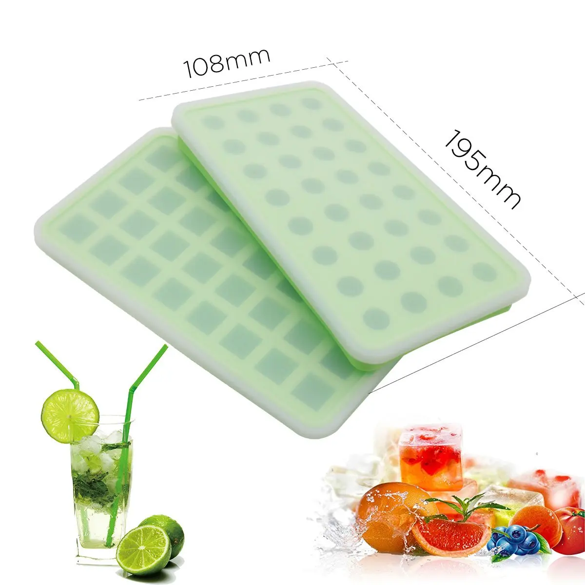 Силиконовые 3D формы кубика льда лотки 32 сетки домашний Производитель DIY
