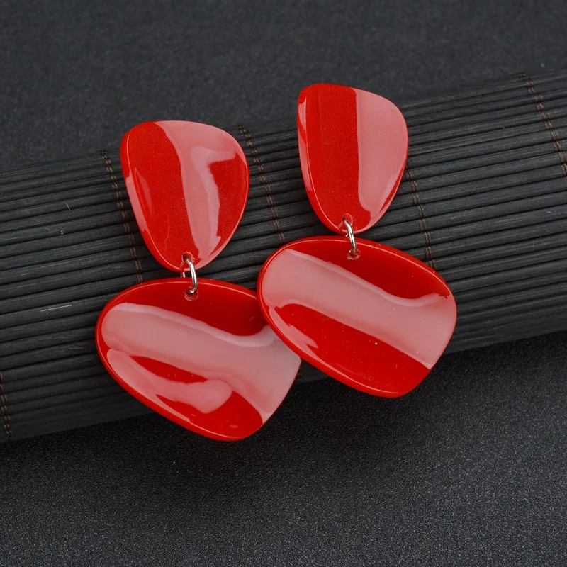 Акриловые серьги Terreau Kathy с геометрическими элементами большие серьги|earrings