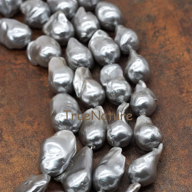 Оптовая продажа натуральный пресноводный жемчуг бусины россыпью темно серые