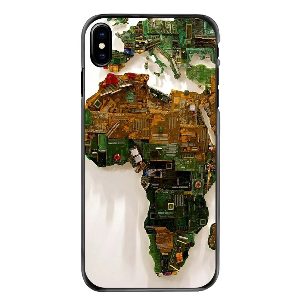 Computer Motherboard Circuit board Colorful For Huawei P7 P8 P9 P10 Lite Plus 2017 2016 Honor 5C 6 4X 5X Mate 8 7 9 Phone Covers |