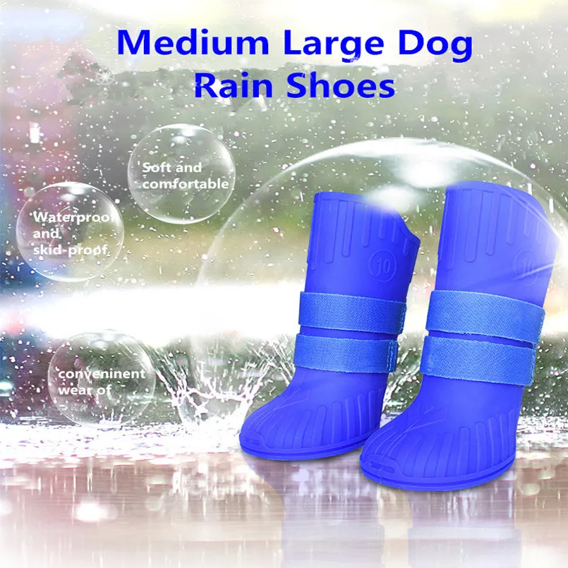 Новое поступление Длинные Стиль Pet Дождь сапоги силиконовые высокие трубы