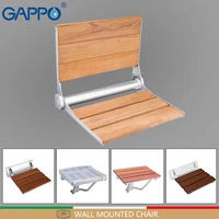gappo wall mounted shower seats folding chair seat wooden bathroom chair seat bath shower chair shower folding seat