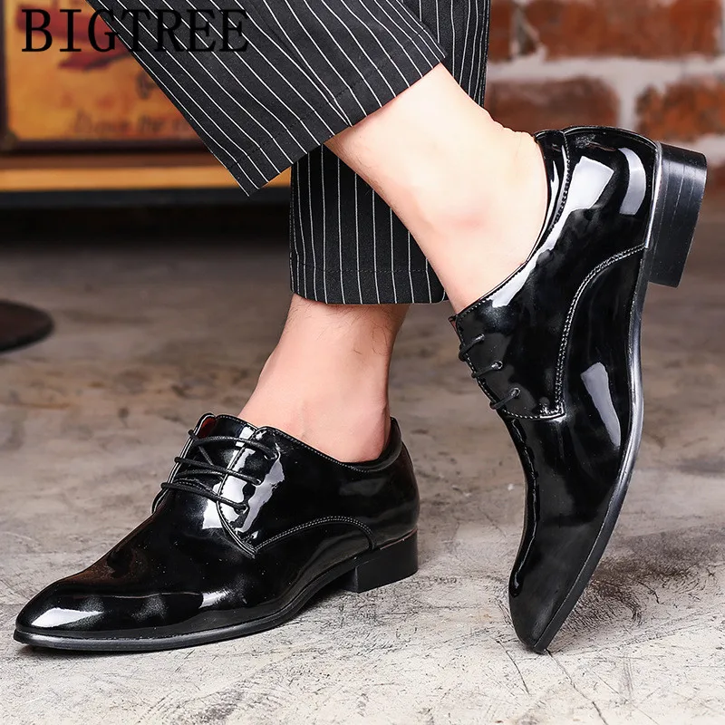 2022 Business Shoes Men Oxford Leather Mens Dress For Zapatos De Hombre Vestir Formal Sapato Social | Обувь