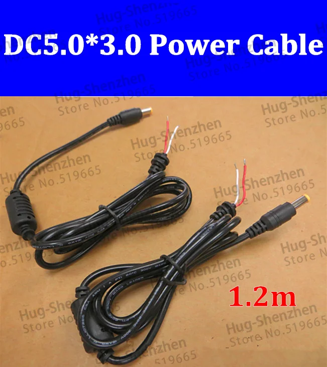 

5pcs/lot 5.0x3.0mm 5.5/3.0 DC Tip Plug Connector dc power Cable For samsung laptop with Free shipping