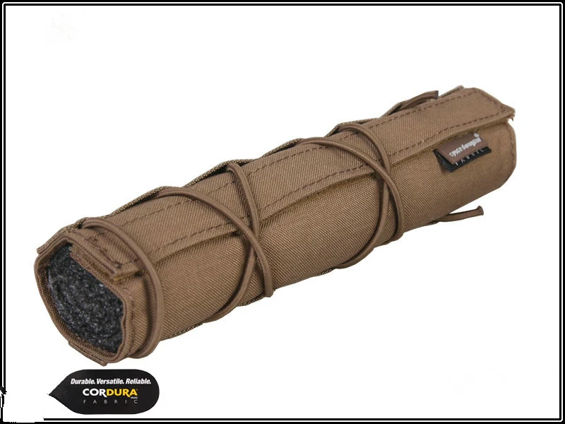 CB Тактический 22 см подавитель Mirage чехол EmersonGear Quick Release Airsoft аксессуар регулируемая крышка с ударным ремешком MC черный CB - Цвет: CB