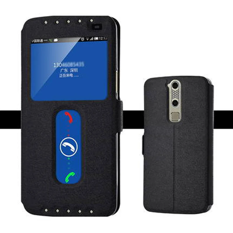 Чехол для ZTE axon mini кожаный чехол роскошный из искусственной кожи | Мобильные