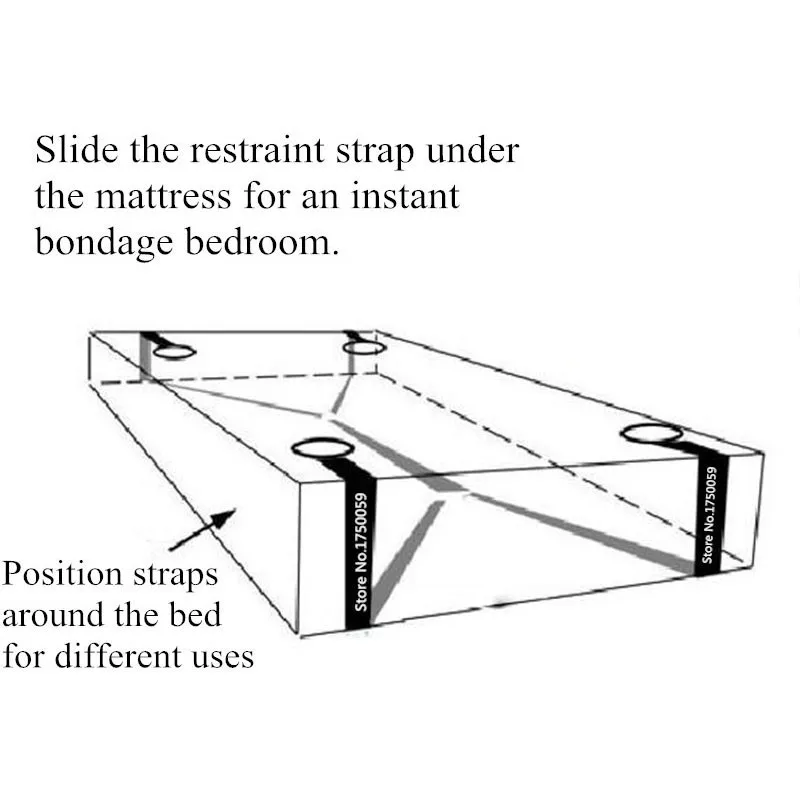 Женское нижнее белье секс наручники под кроватью БДСМ Связывание удерживающие