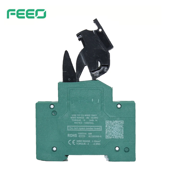 Автоматический CE DC PV 32 Amp 10x38 1000V Din Rail электронный Солнечный В постоянного тока