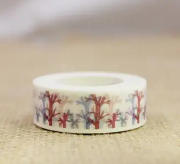 2 шт. 1 5 см * 10 м милая клейкая лента для дерева Васи маскировки сделай сам