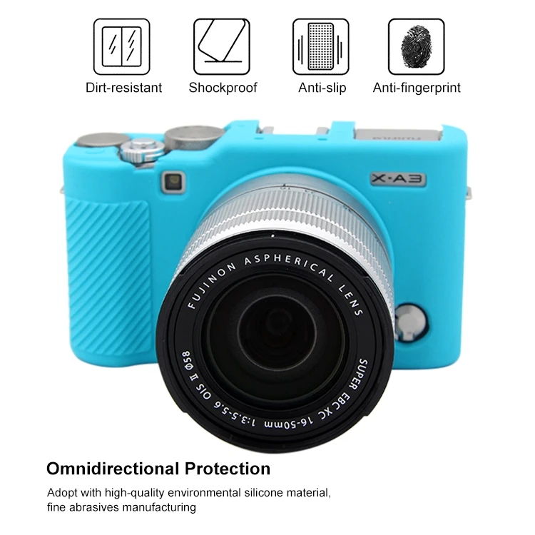 Чехол PULUZ для FUJIFILM X-A3 мягкий силиконовый защитный чехол задняя крышка X-A10 DSLR