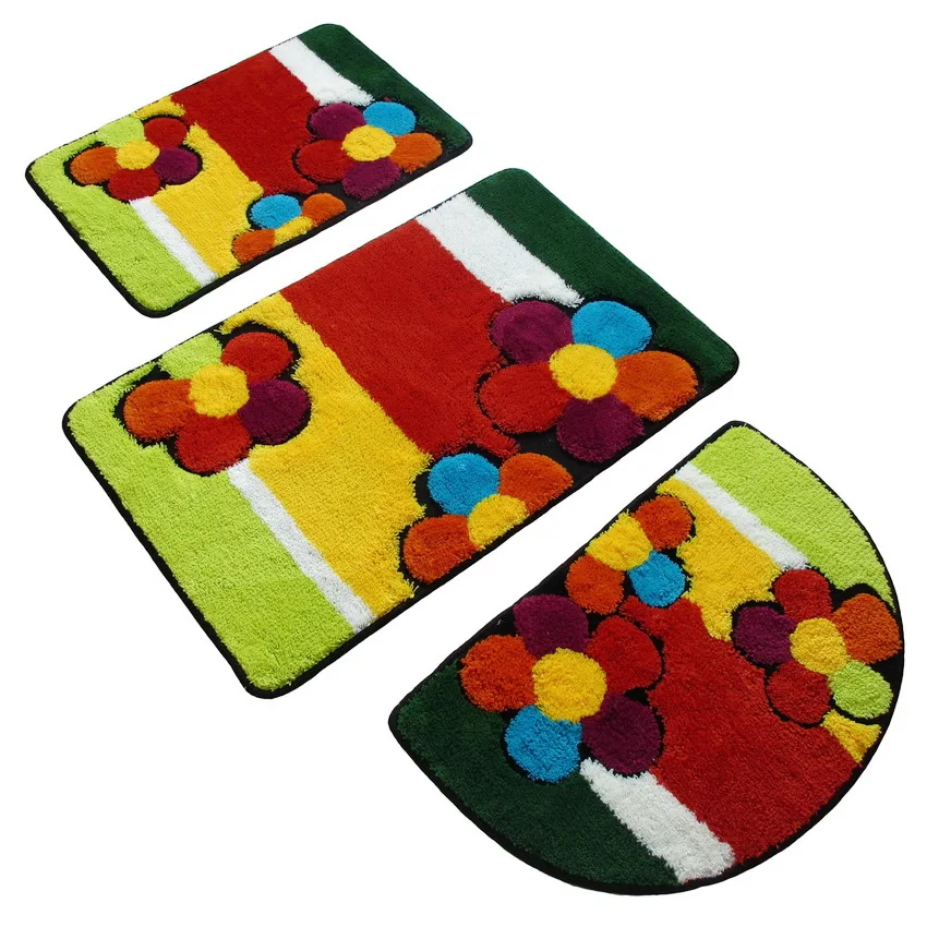 Коврик под дверь ручной работы для пола Ванная комната дешевые Нескользящие