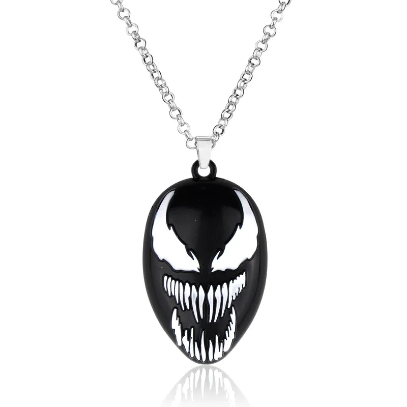 Фильм яд чудо фигурный брелок металл Эдвард Eddie Brock голова Маска подвесное