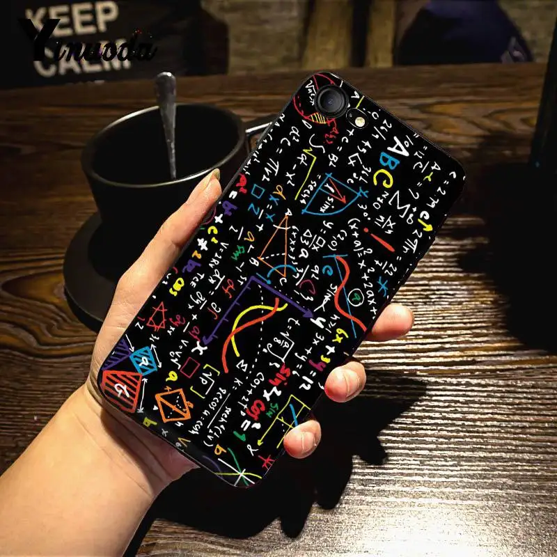7 Yinuoda mc2 с E = mc Математика Альберт Эйнштейна чехол для телефона для iPhone X 8 7 6 6S Plus X 5 5S SE XR XS XSMAX11 11pro 11promax - Цвет: 7