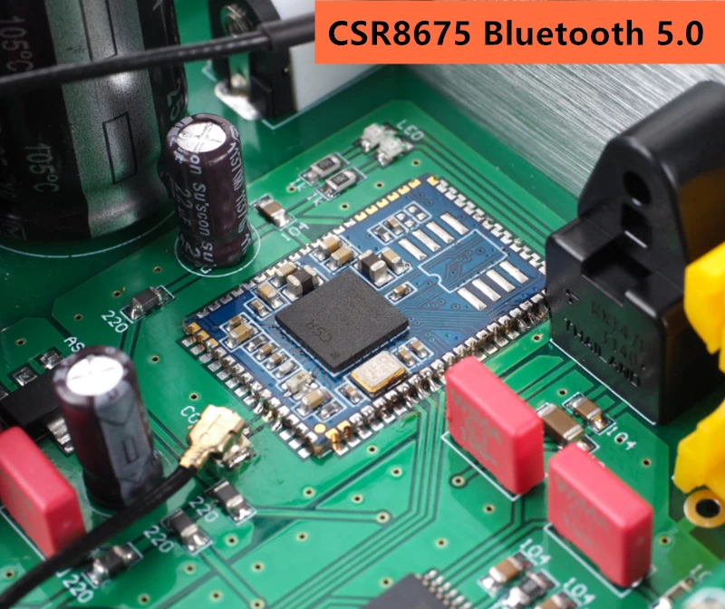 Es9038q2m ЦАП CSR8675 Поддержка bluetooth 5,0 коаксиальный Оптический USB вход PCM 384 кГц DSD 64 DSD256 усилитель бесплатно